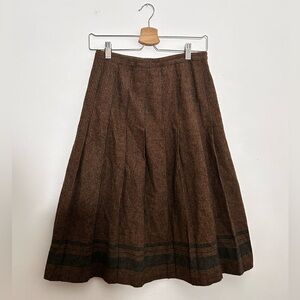 vintage wool skirt